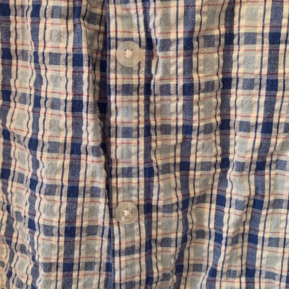 Disney XL Blue Blouse Winnie the Pooh  Button Down T-Shirt - Picture 7 of 7